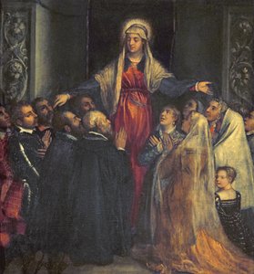 Irgalmas Madonna alkotó: Tiziano Vecelli